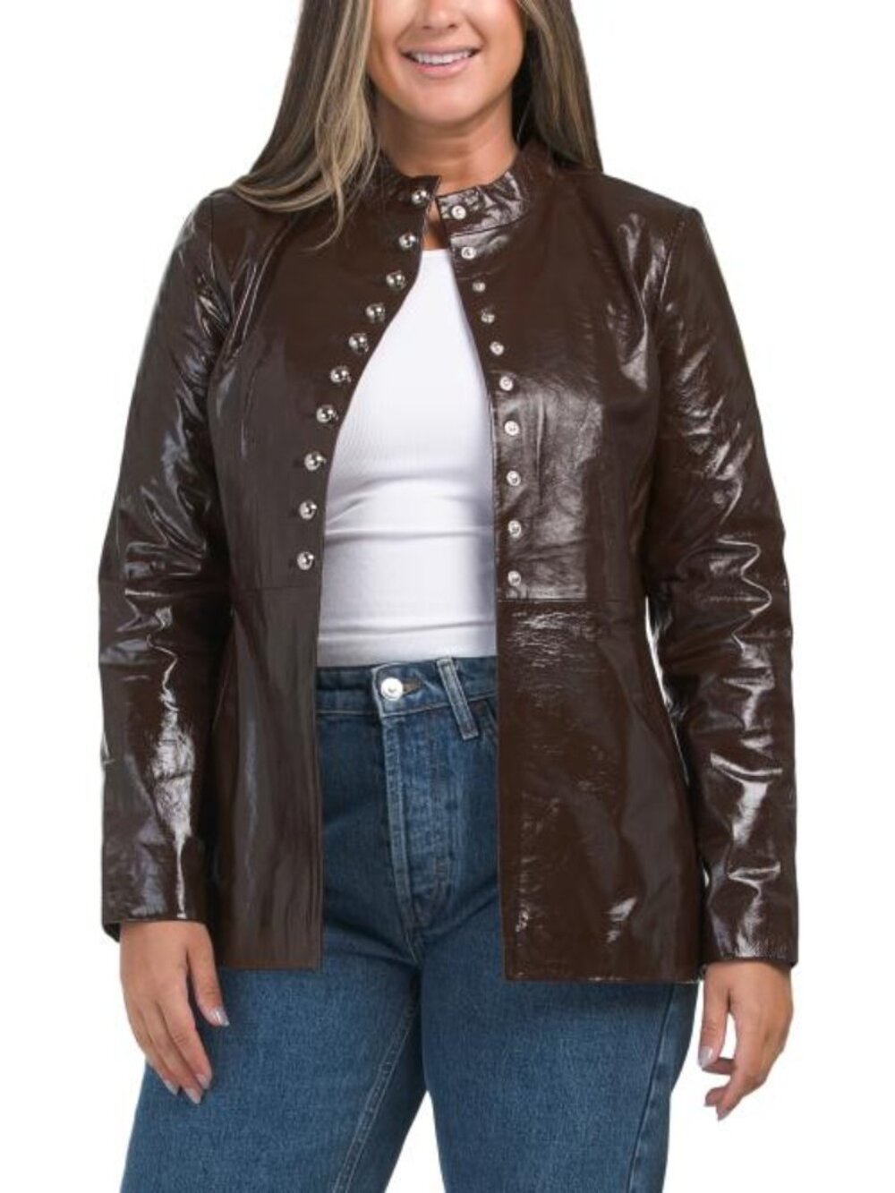 WALTER BAKER Patent Leather Isabella Jacket